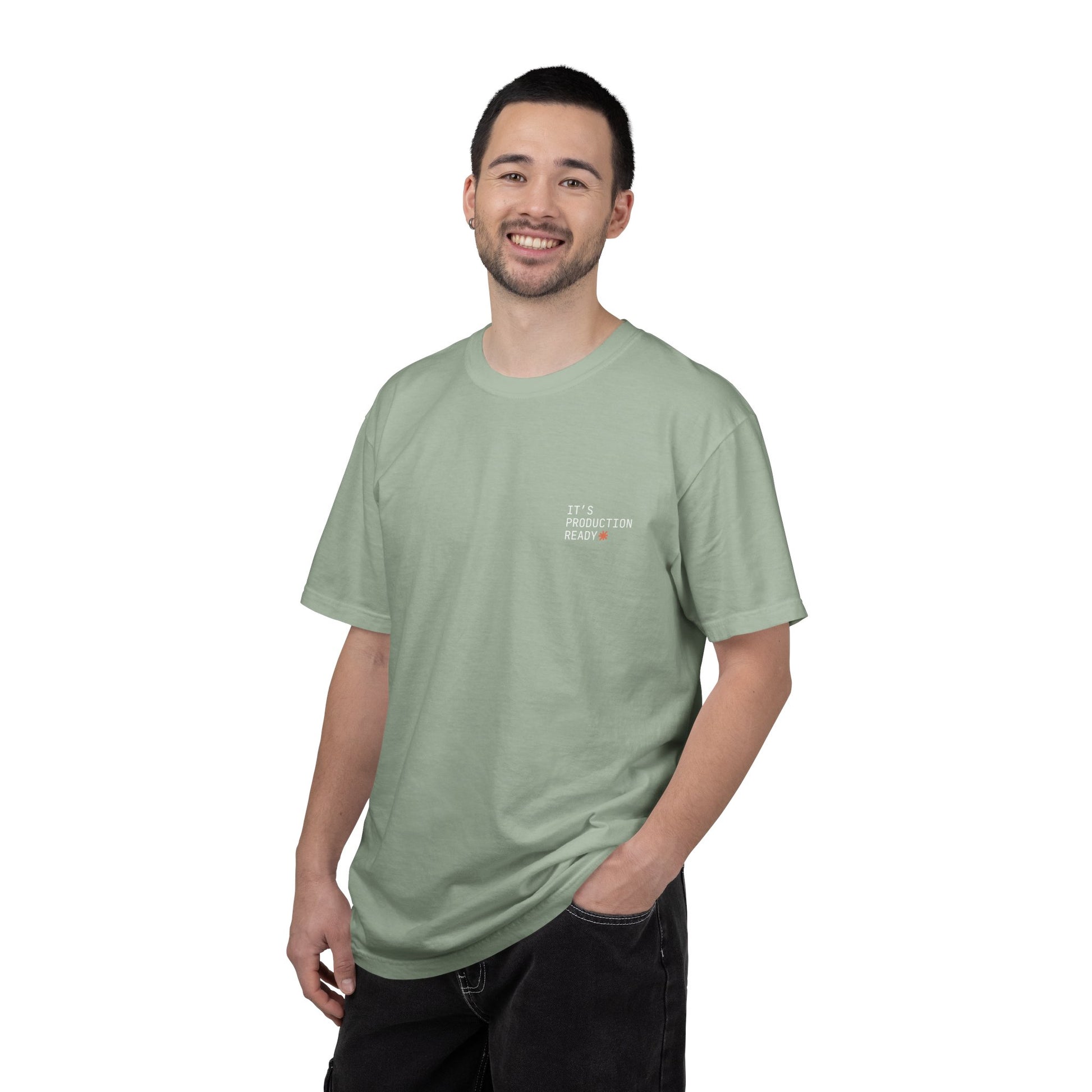 "It's Production Ready" Claude AI meme t-shirt