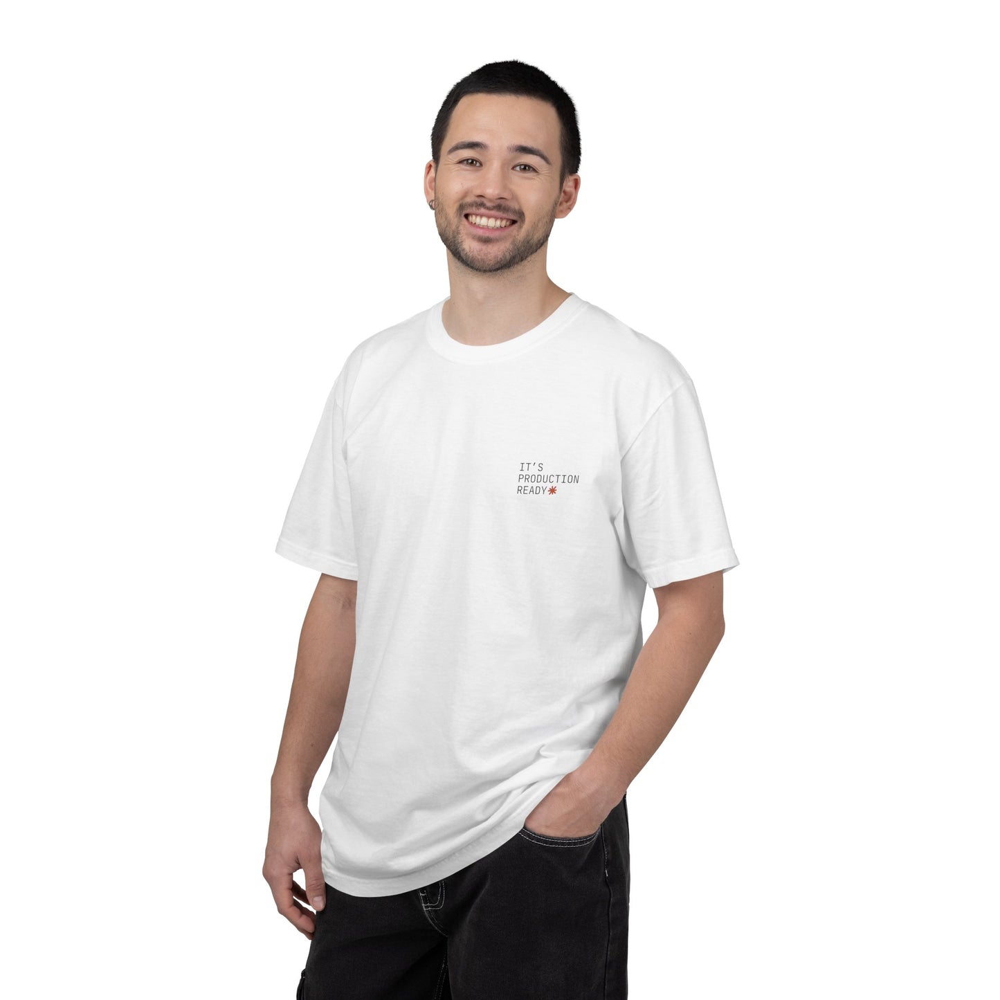 "It's Production Ready" Claude AI meme t-shirt