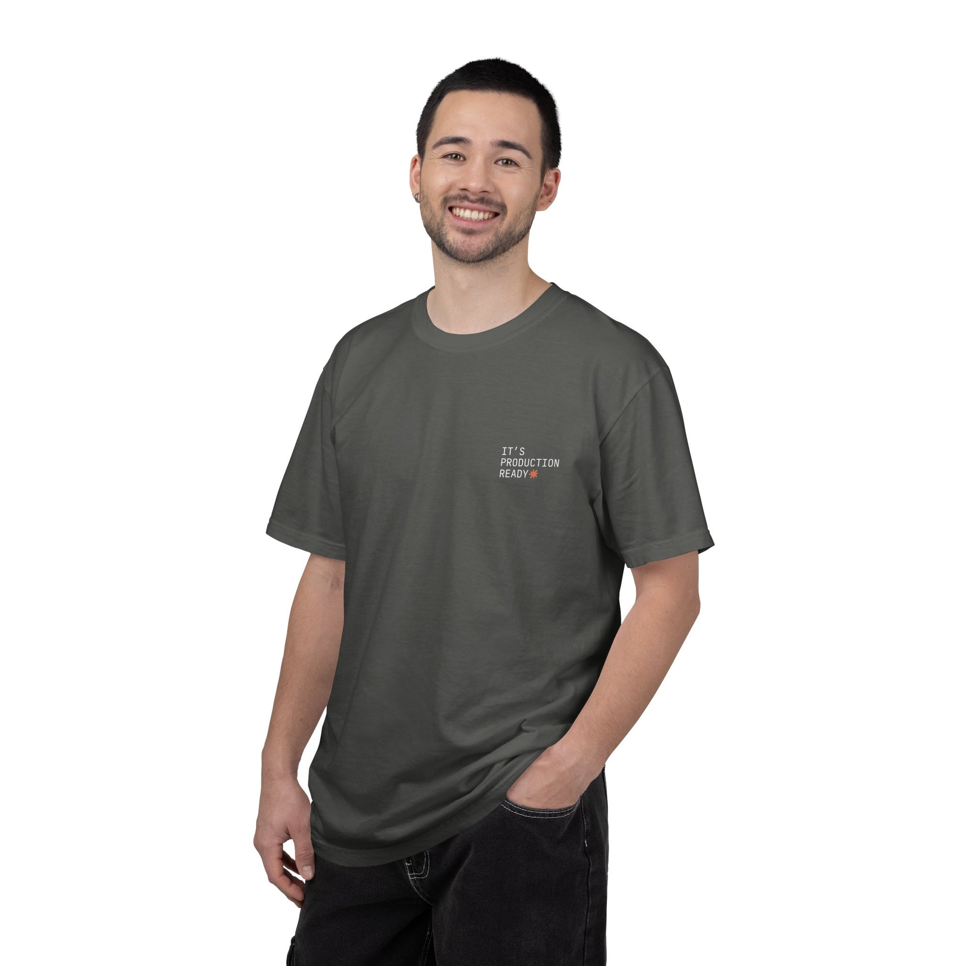 "It's Production Ready" Claude AI meme t-shirt