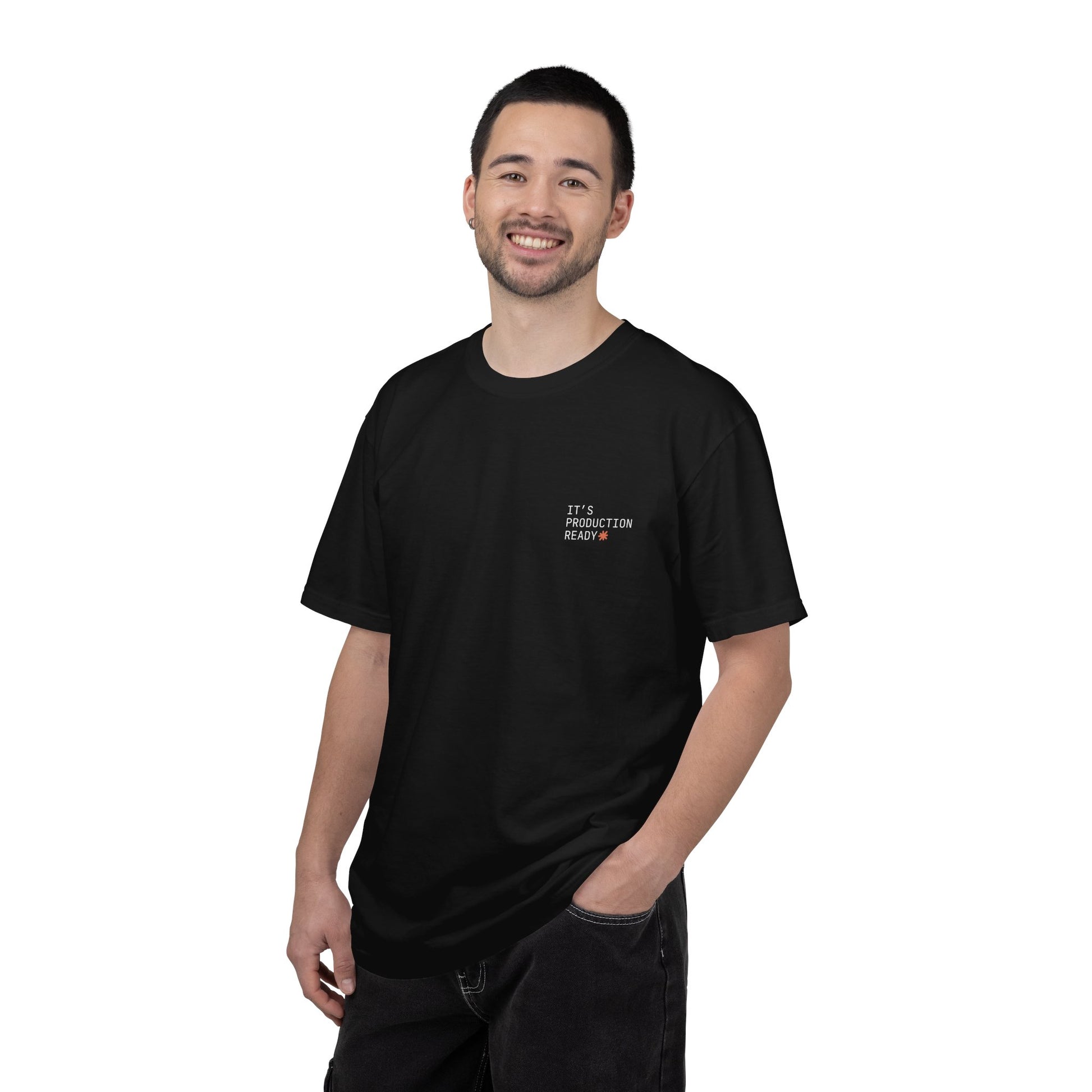 "It's Production Ready" Claude AI meme t-shirt