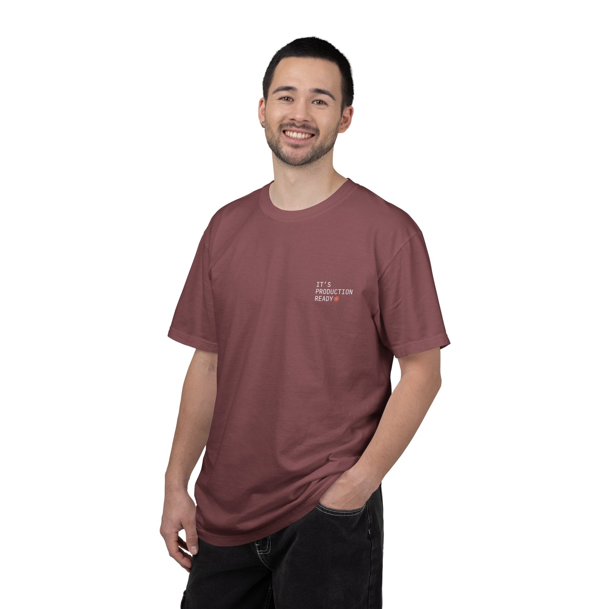 "It's Production Ready" Claude AI meme t-shirt