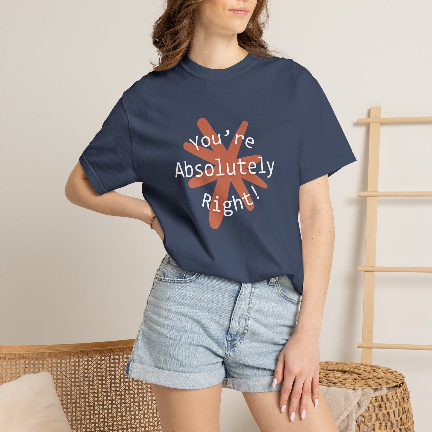 "You're Absolutely Right" Claude AI meme t-shirt