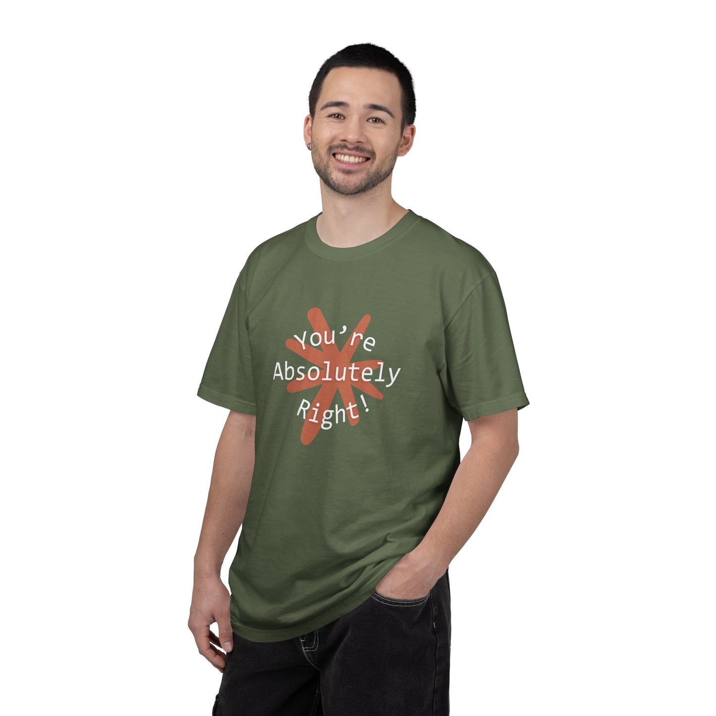 "You're Absolutely Right" Claude AI meme t-shirt