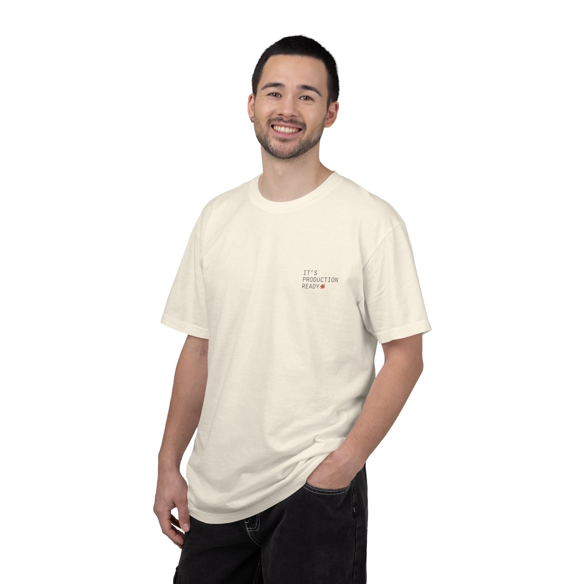 "It's Production Ready" Claude AI meme t-shirt